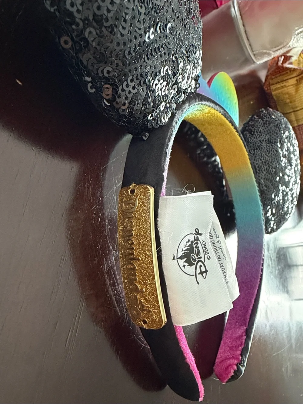 Minnie Mouse Ear Headband for Adults – Disneyland Resort 70th Anniversary Celebr